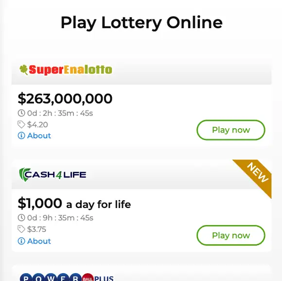 Play deals international lotto